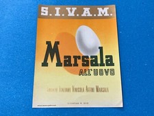 ETICHETTA MARSALA ALL'UOVO S.I.V.A.M.