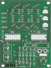 c.s. LX317 nuova ELETTRONICA Voltmetro digitale 3 cifre con CA3161-62 LX 317 nE 
