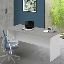 Scrivania ufficio camerette cemento Scrivanie in legno per pc 74x200x80 cm 