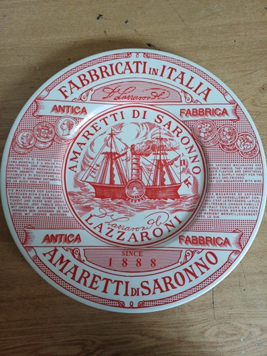 Lazzaroni piatto pubblicitario - lazzaroni,