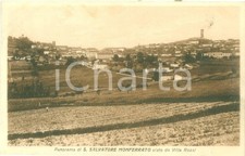 1935 ca SAN SALVATORE MONFERRATO (AL) Panorama da Villa ROSSI Cartolina FP NV