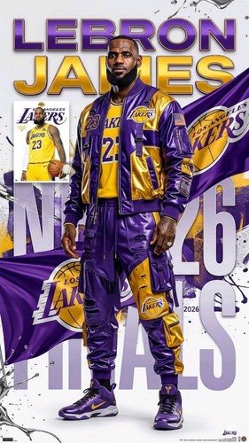 Poster omaggio lebron james - omaggio,