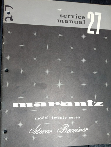 Marantz ricevitore manuale - marantz, 27