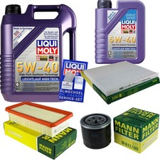 KIT TAGLIANDO FILTRO OLIO LIQUIDO MOLY 6L 5W-40 per KIA RIO II JB 1.4 16V 1.6 CVVT
