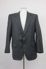 AQUASCUTUM BLAZER GIACCA LANA UOMO TG. 56 WOOL JACKET MAN VINTAGE