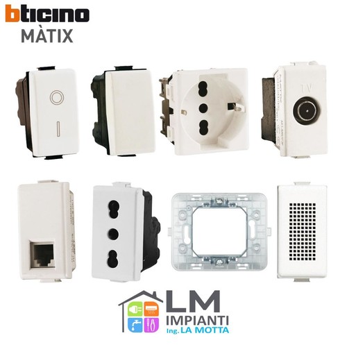 Stock bticino matix presa - stock, (presa