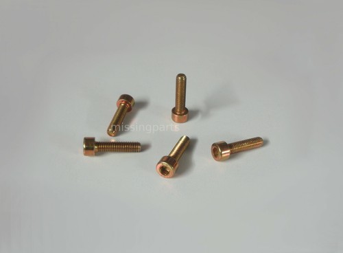 Viti cilindro m5x20 giallo - 5,