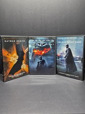 Batman Trilogy DVD Lot Set
