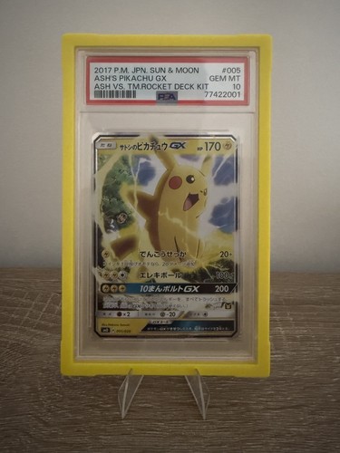 Psa ash pikachu gx smd - pikachu, (smd