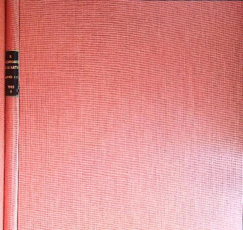 Giornale dell arte anno iii - dell'arte,