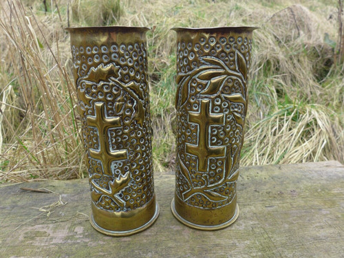 Ww1 pair trench - ww1, vase