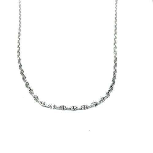 Collana uomo donna oro bianco - uomo,
