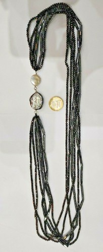Collana sciarpa con - sciarpa, fili