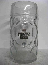TUBORG  BOCCALE BICCHIERE BIRRA 1 LITRO CON MANICO