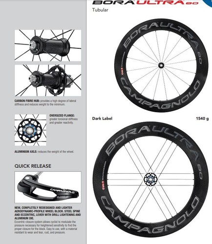 Set ruote tubolari - , campagnolo