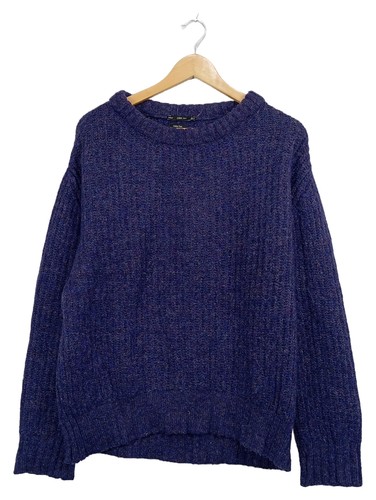 Zara knit maglione donna blu - maglione,