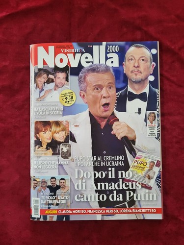 Novella 2024 pupo - novella,