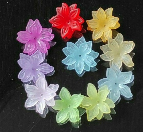 Fiori perle acrilico 100 pezzo - perle,