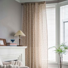 Tenda Per Zanzariera Con Motivo Boho In Lino Floreale All'uncinetto Color ☆