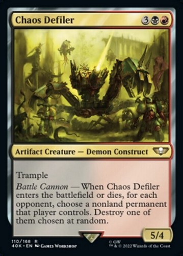 Chaos defiler commander - chaos,