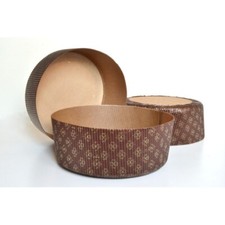 10 STAMPI PIROTTINI - FORMA -  PER PANETTONE DI VARIE MISURE 500g 750g 1000g