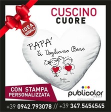 FESTA DEL PAPA 2 CUSCINO CUORE