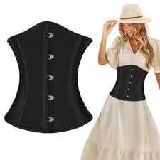 AUYAO Corsetto Donna Nero