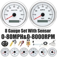 Set 8 Calibri 85mm Bianco GPS