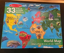 Melissa & Doug World Map Jumbo