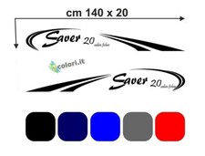 2 adesivi in vinile SX + DX