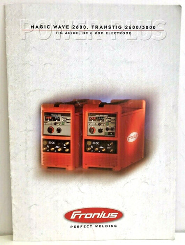 Fronius advertising brochure - fronius,