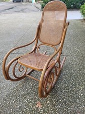 Sedia a dondolo J & J  Kohn Austria Primi '900