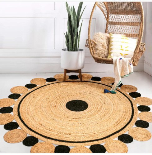 Tappeto rotondo cerchi design
