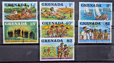 Grenada 1977 Scout Divise serie timbrata completa USED set (C.V)