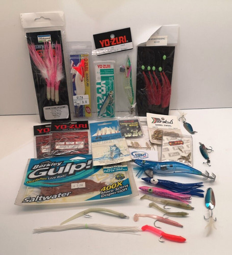 Lotto stock materiale pesca - stock, da