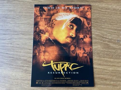 Vintage tupac postcard - 30, x