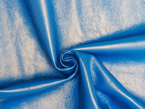Pelle blu scampoli - pelle,