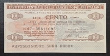 Miniassegni 100 lire - 100,