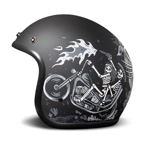 Casco retro dmd ghost - retro,