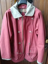 Cappotto marinaio rosso vintage impermeabile