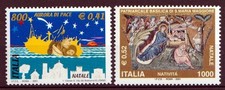 REPUBBLICA 2001  Natale  MNH