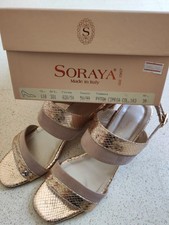 Sandalo Donna 'Soraya' N. 39 Pelle E Nabuk 