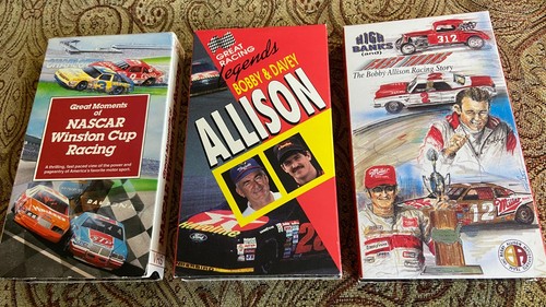 Nascar vhs lot bobby davey - nascar,