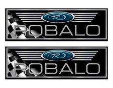 Adesivi lunghi 10" Robalo Boat