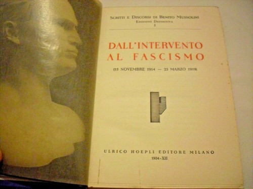 Benito mussolini scritti - mussolini, e