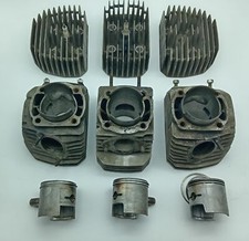 KAWASAKI H2 750 KH750 MACH H2A CILINDRI+ PISTONI +TESTE ORIGINALI MADE IN JAPAN