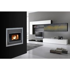 Inserto camino a pellet Apollo Idro 24 kw Laminox