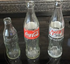 Lotto di 3 bottiglie Coca-Cola