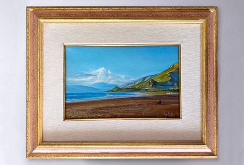 Paesaggio con marina - ,