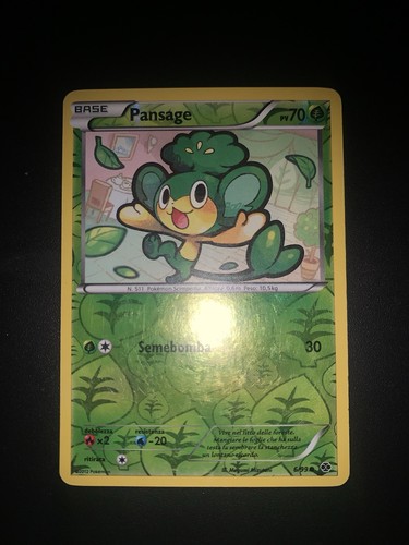 Carta pokemon pansage - 6/99,